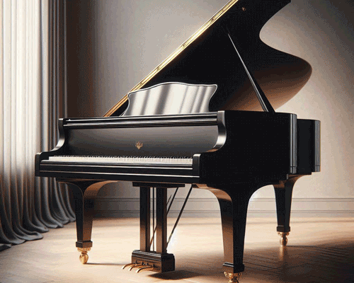 baby grand piano
