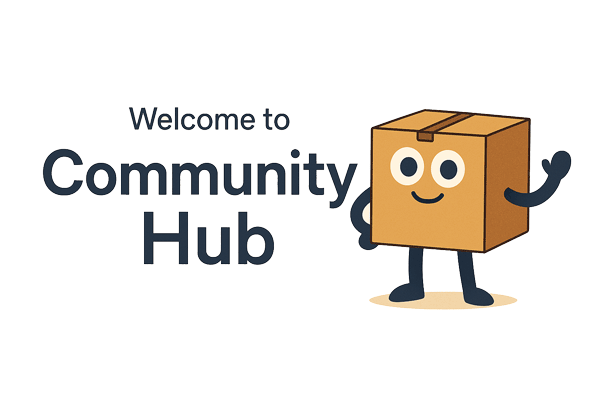 Boxie at the Community Hub